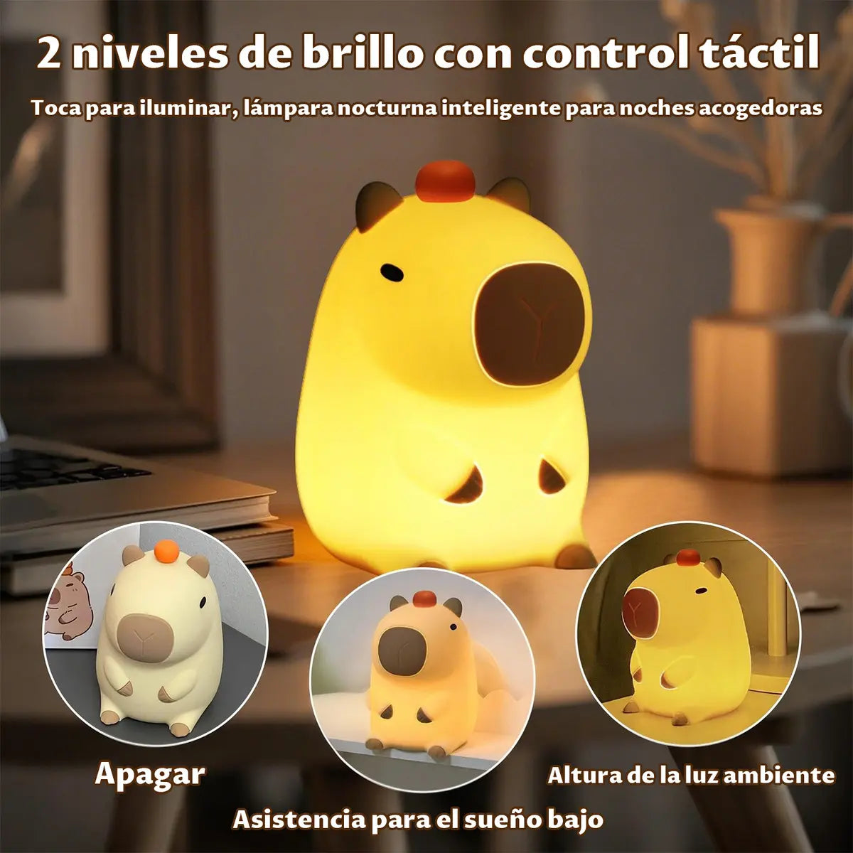 Lampara Recargable Capibara